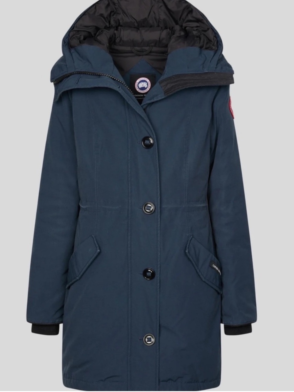 NWT New Canada Goose Rossclair Parka in Navy Blue Size Small - Picture 4 of 10